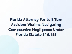 Florida Attorney for Left-Turn Accident Victims