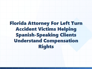 Florida Attorney Helps Spanish-Speaking Clients Understand Accident Compensation